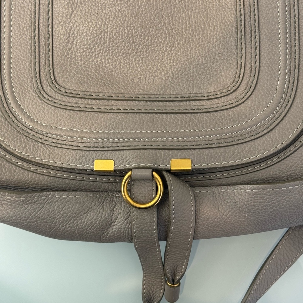 Chloe’s Small Gray Marcie Satchel - Picture 4 of 4